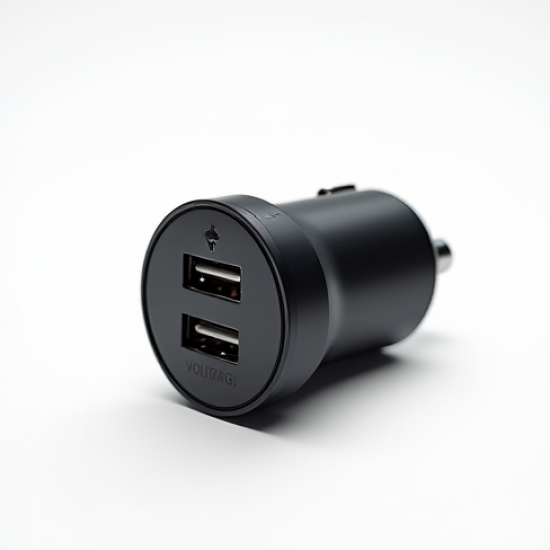 VoltCharge R4 Car Charger Dual USB 24W Fast Charge Black
