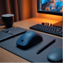 SwiftClick M1 Wireless Vertical Ergonomic Mouse 6-Button Blue