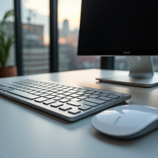 ZenType G6 Bluetooth Slim Keyboard Multi-Device Silver