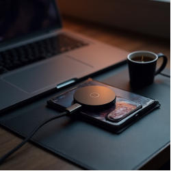 ZenCharge E2 Magnetic Wireless Charging Cable Snap-On 15W Gray