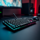 ZenType R1 Gaming Mechanical Keyboard RGB Green Switch Black
