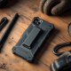 NovaCover R6 Rugged Holster Belt Clip Phone Case Black Gray
