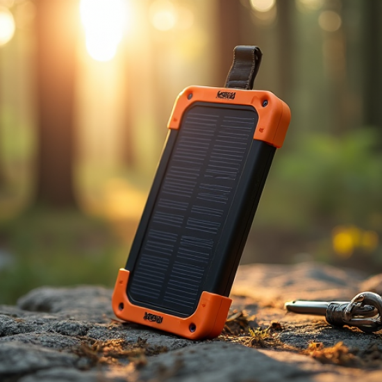 AeroCharge M6 12000mAh Solar Power Bank Dual USB Waterproof