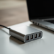 ZenVolt M9 60W Multi-Port GaN Charger 3xUSB-C 1xUSB-A Silver