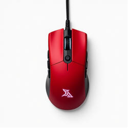 PulseScroll X2 Wired Gaming Mouse RGB 12000 DPI Red