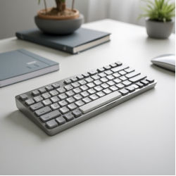 SwiftBoard G3 Wireless Compact Keyboard 2.4GHz TKL Silver