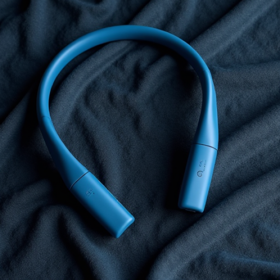 SoundPods V4 Neckband Earphones IPX4 Deep Bass Blue