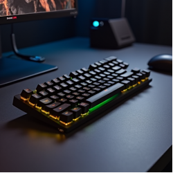 PulseType M2 Wired Mechanical Full-Size Keyboard Speed Switch Black