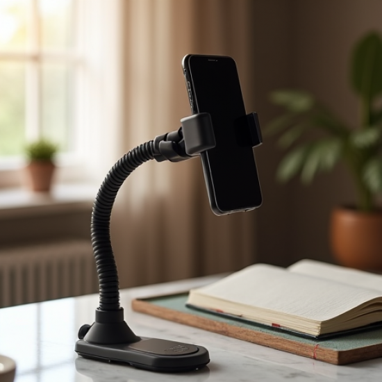 TechMount G6 Long Arm Phone Holder Clip Bed Desktop Flexible