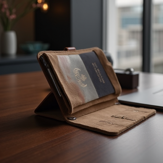 NovaCover R7 Bi-Fold Genuine Leather Case Multiple Card Pockets