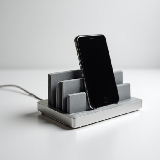 ZenCharge E8 Desktop Charging Station 6-Slot Organizer Silver