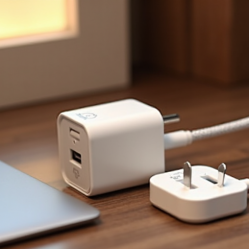 NovaPower R2 30W USB-C Quick Charge Dual Port Adapter White