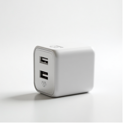 NovaPower R2 30W USB-C Quick Charge Dual Port Adapter White