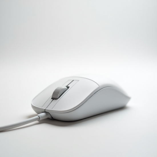 NovaSpark S3 Wired Silent Mouse USB 2400 DPI White