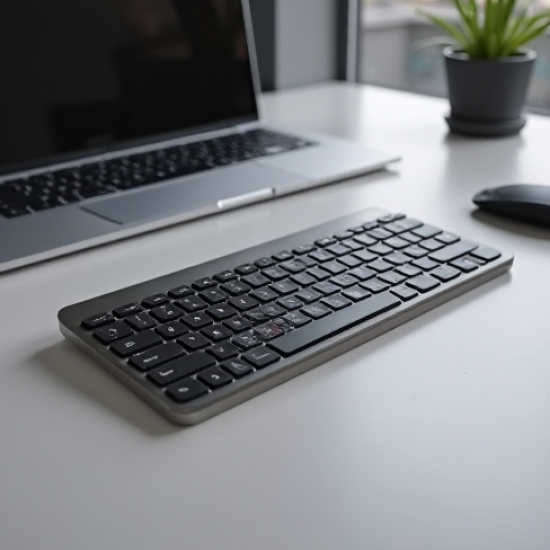 PulseType G2 Bluetooth Slim Keyboard Multi-Device Silver