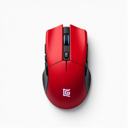 NovaMouse Pro Wireless Gaming Mouse RGB 16000 DPI Red
