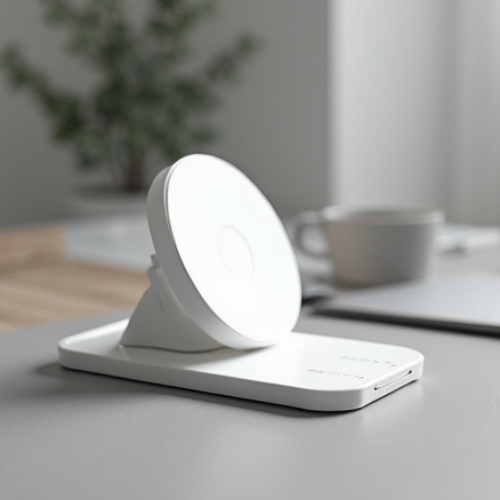 AeroVolt X4 Magnetic Wireless Charging Pad Stand 3-in-1 White