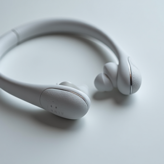 AeroSound X4 Neckband Earphones Bluetooth 5.1 Magnetic White