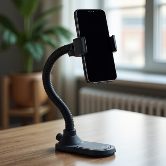 TechMount G6 Long Arm Phone Holder Clip Bed Desktop Flexible