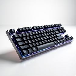 AeroKeys R9 Wireless Gaming Keyboard 2.4GHz RGB Silver