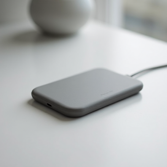 VoltCharge Z6 Triple Coil Wireless Charging Pad 15W White