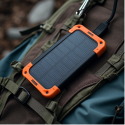 AeroCharge M6 12000mAh Solar Power Bank Dual USB Waterproof