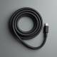 AeroCharge E4 USB-C to USB-C Braided Cable 100W 6ft Gray