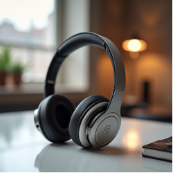 EchoBeats S9 Over-Ear Headphones Bluetooth ANC 50H Silver