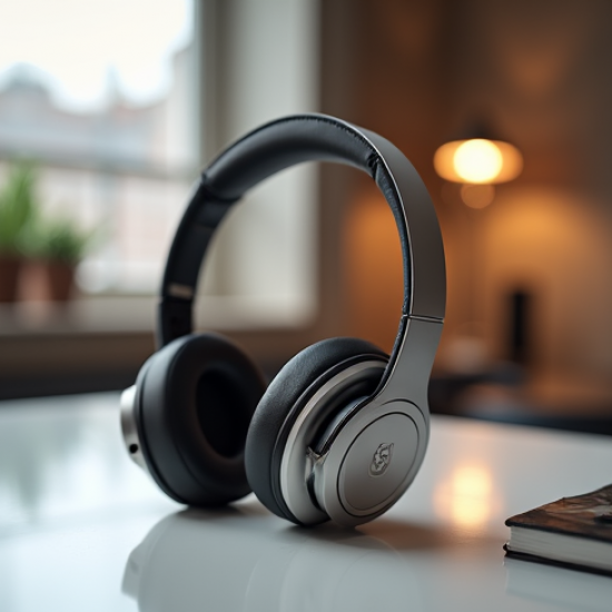 EchoBeats S9 Over-Ear Headphones Bluetooth ANC 50H Silver