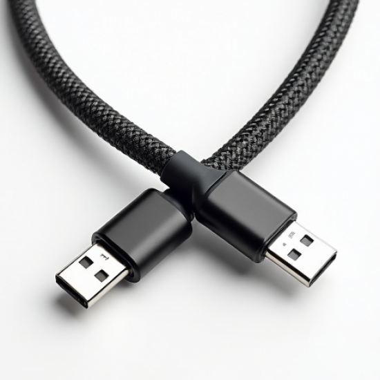 AeroCharge E4 USB-C to USB-C Braided Cable 100W 6ft Gray