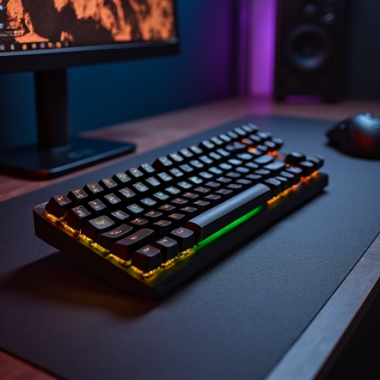 ZenBoard V5 Gaming Mechanical Keyboard RGB Red Switch Gray