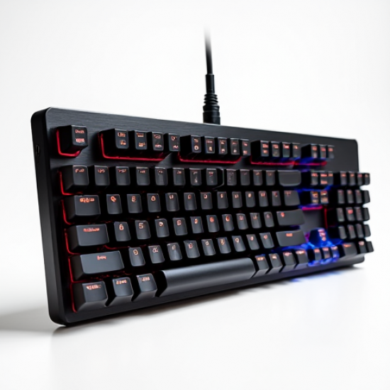 TechType X1 Mechanical Keyboard RGB Full-Size Blue Switch Black