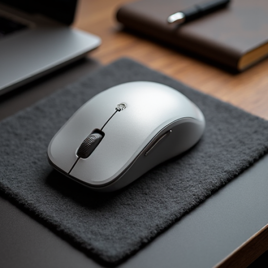 TurboPoint R5 Bluetooth Compact Silent Mouse 1200 DPI Silver