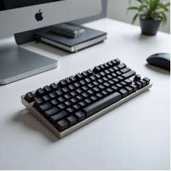 NovaPad S8 Bluetooth Compact Keyboard 75% Multi-Device Silver