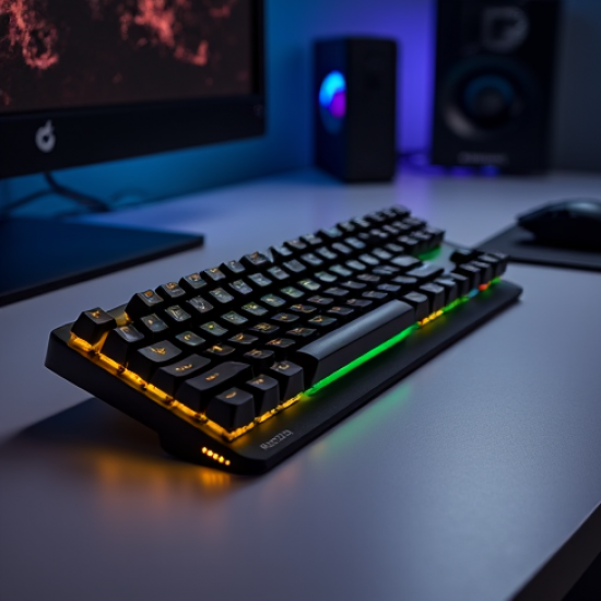 ZenKeys E8 Wired Gaming Keyboard RGB Green Switch Blue