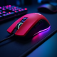 AeroMouse V6 Gaming Mouse RGB Wired 16000 DPI Red