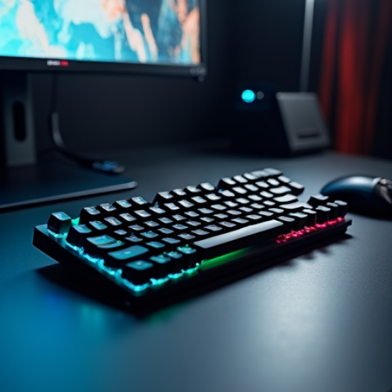 PulseType M2 Wired Mechanical Full-Size Keyboard Speed Switch Black