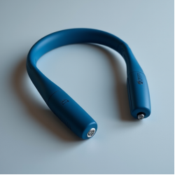 SoundPods V4 Neckband Earphones IPX4 Deep Bass Blue