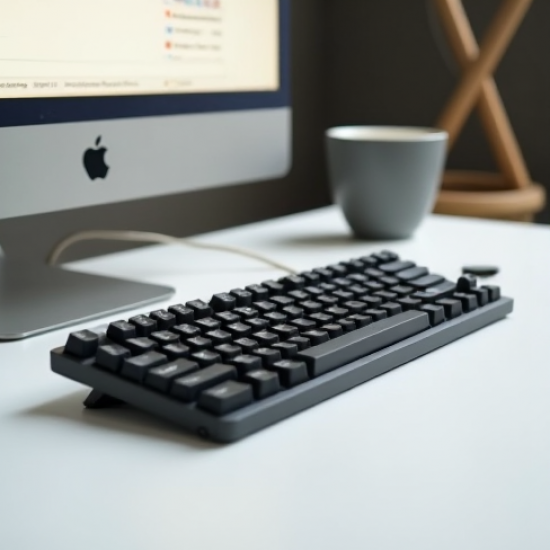 ZenKeys E2 Wired Mechanical Keyboard Brown Switch Full-Size Gray