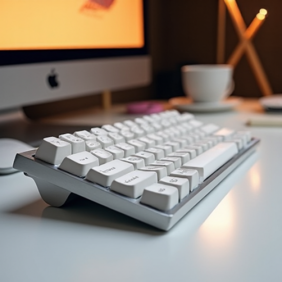 NovaPad Z5 Bluetooth Multi-Device Keyboard 75% White